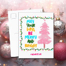 Recherche de arbre de noël rose cartes postales Amusant