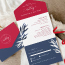 Recherche de blanc et bleu rouge mariage invitations Pour tous
