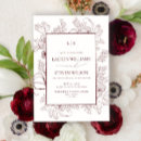Recherche de bordeaux invitations Floral