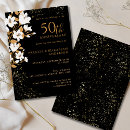 Recherche de 50 ans mariage anniversaire invitations Calligraphie de script