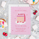 Recherche de cerise vintage invitations Rose et rouge