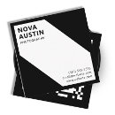 Recherche de code informatique cartes visite Noir et blanc
