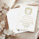 Recherche de crête de famille invitations Élégant