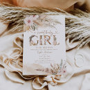 Recherche de tropical baby shower invitations Herbe de pampa