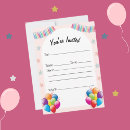 Recherche de modèle vide invitations Pour enfants