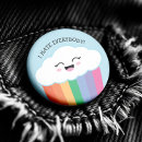 Recherche de nuage kawaii badges Drôle