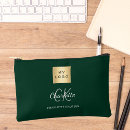 Recherche de vert cosmétiques pochettes Logo