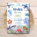 Recherche de de baleine anniversaire invitations Sous la mer