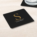 Recherche de lettres calligraphie dessous de verres Typographie