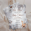 Recherche de oh deer baby shower invitations Neutre