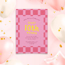 Recherche de damier rose invitations Typographie