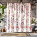 Recherche de vintage roses rideaux douche Motif