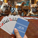 Recherche de initiales monogramme jeux de cartes Toute personne