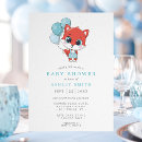 Recherche de fox baby shower invitations Pour elle