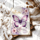 Recherche de papillon baby shower invitations Aquarelle