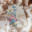 Recherche de papillons baby shower invitations Floral
