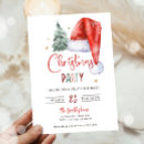 Recherche de de père noël invitations Chapeau santa
