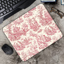 Recherche de toile rouge électronique Toile de jouy