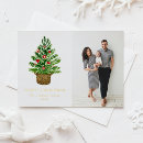 Recherche de panier en osier cartes postales Aquarelle