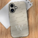 Recherche de typographie moderne iphone coques Monogrammé