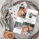 Recherche de 4 photo christmas vœux cartes Typographie