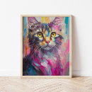 Recherche de whimsical cat art L'art du chat lunatique