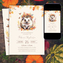 Recherche de automne mignon invitations Feuilles