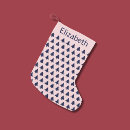 Recherche de bleu foncé chaussette de noël Motif