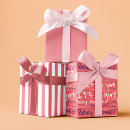 Recherche de baby showers papier cadeau C'est une fille