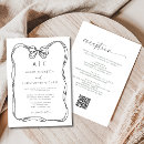Recherche de fond blanc invitations Classique