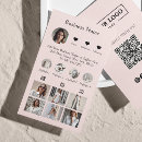 Recherche de suivre cartes visite Influencer