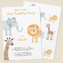 Recherche de savane invitations Aquarelle