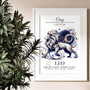 Recherche de leo zodiac posters Aquarelle