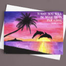 Recherche de coucher soleil dauphin cartes invitations Plage