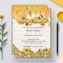 Recherche de honeybee invitations Jaune