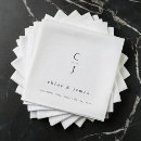 Recherche de noir et blanc serviettes Minimaliste moderne