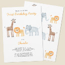 Recherche de première anniversaire invitations Moderne
