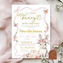 Recherche de petit lapin invitations Bébé fille