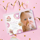 Recherche de cupcake 1ans anniversaire invitations Bébé fille