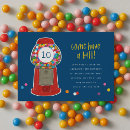 Recherche de gumball machine anniversaire invitations Machine à gogo
