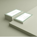 Recherche de vert blanc cartes visite Minimaliste