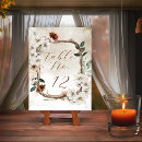 Recherche de nombre de table de fleur Mariée