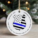Recherche de policier ornements Drapeau