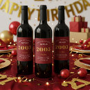 Recherche de anniversaire drôle pour ses bouteilles vin étiquettes Toute personne