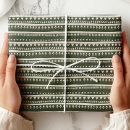 Recherche de tribal papier cadeau Vert