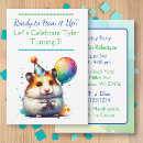 Recherche de hamster invitations Fête d'anniversaire