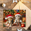 Recherche de chats de noël cartes postales Santa claus