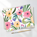 Recherche de fleur pastel cartes postales Aquarelle