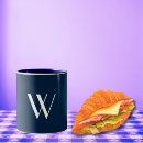 Recherche de bleu marine et blanc tasses Pour lui