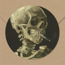 Recherche de portrait vintage autocollants Van gogh